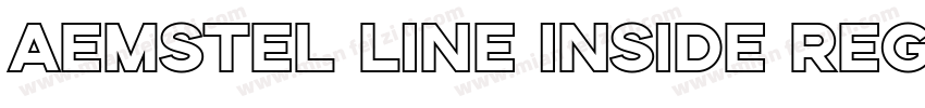 Aemstel Line Inside Regular字体转换